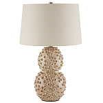 Настольная лампа с декоративными элементами в виде ракушек Frosting варинант исполнения - 3 | Loft Concept в Перми