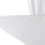 Люстра светодиодная белая геометрической формы с рифленым плафоном White Geometric Lamps варинант исполнения - 3 | Loft Concept в Перми