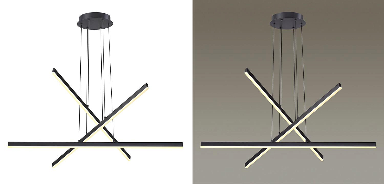 Люстра Rolf Black Lines Chandelier Люстра Rolf Black Lines Chandelier - Loft-Concept в Перми