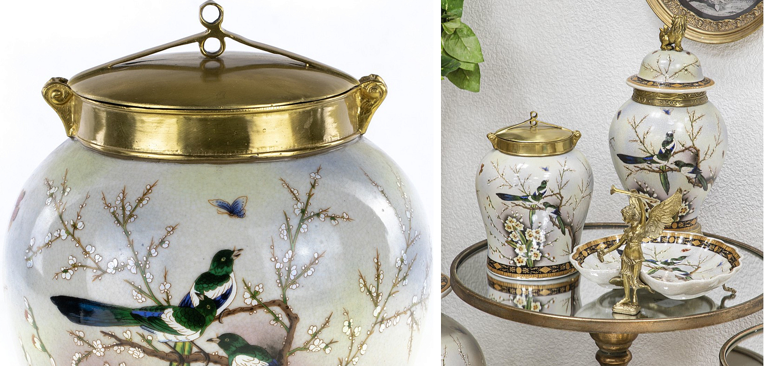 Ваза Magpies on Cherry Blossom Vase Ваза Magpies on Cherry Blossom Vase - Loft-Concept в Перми