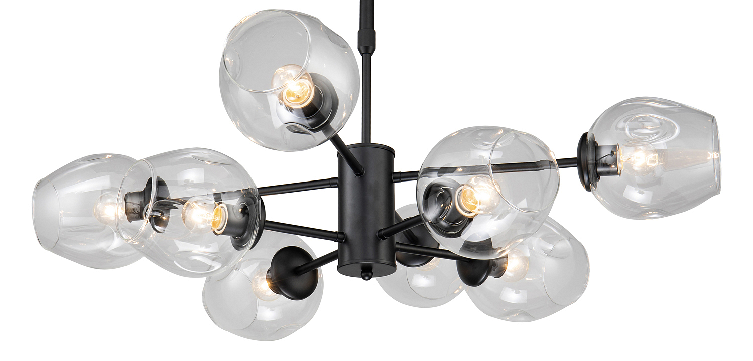 Люстра Branching Bubble Chandelier black 8 Люстра Branching Bubble Chandelier black 8 - Loft-Concept в Перми