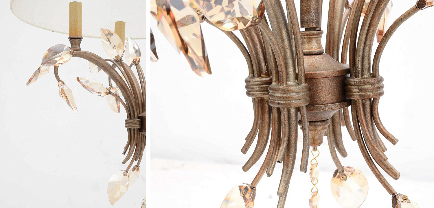 Люстра Malory Crystal Petals Chandelier Люстра Malory Crystal Petals Chandelier - Loft-Concept в Перми