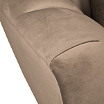 Дизайнерское кресло мягкое из серого велюра Serenity варинант исполнения - 3 | Loft Concept в Перми