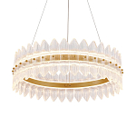 Люстра круглая с декоративными элементами в виде лепестков Round Light Flashing варинант исполнения - 1 | Loft Concept в Перми