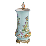 Ваза с птичкой из фарфора с бронзовыми элементами Garden of Eden варинант исполнения - 4 | Loft Concept в Перми