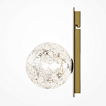 Бра с плафоном из прозрачного стекла с пузырьками воздуха Effervia варинант исполнения - 2 | Loft Concept в Перми