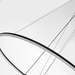 Светодиодная люстра Black LED Circle and Ball Lamp варинант исполнения - 4 | Loft Concept в Перми