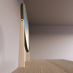 Туалетный Стол с зеркалом Primo Светлый дуб варинант исполнения - 6 | Loft Concept в Перми