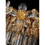 Бра с декоративными элементами в виде крупных хрустальных цветов Palace Gardens варинант исполнения - 3 | Loft Concept в Перми