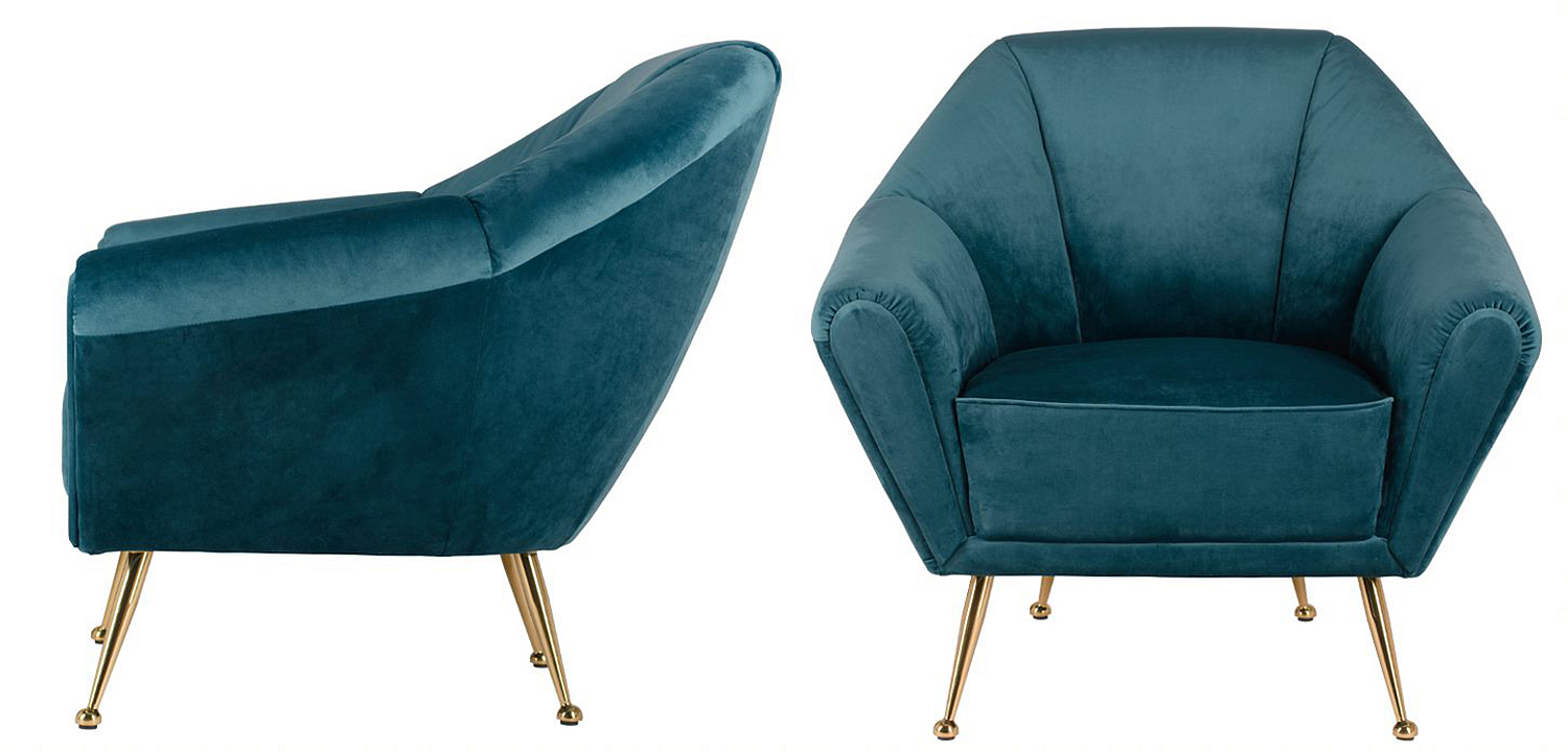 Кресло Brunner Chair blue Кресло Brunner Chair blue - Loft-Concept в Перми