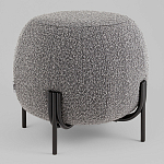 Пуф Флик ткань букле тёмно-серый варинант исполнения - 1 | Loft Concept в Перми