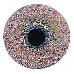 Бра круглое стеклянное с морозным эффектом Heterochromia варинант исполнения - 1 | Loft Concept в Перми