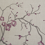 Кресло с изображением сакуры Aubrey Classical Armchair beige flax варинант исполнения - 4 | Loft Concept в Перми