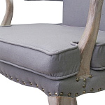 Кресло Aubrey Classical Armchair grey flax варинант исполнения - 4 | Loft Concept в Перми