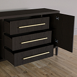 Буфет Primo с тремя ящиками и двумя фасадами Темный орех варинант исполнения - 4 | Loft Concept в Перми