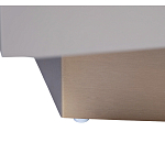 Комод со стеклянной столешницей и с выдвижными ящиками Minimalist Accent варинант исполнения - 6 | Loft Concept в Перми