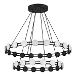 Люстра двухъярусная с круглыми светодиодными источниками света Maxine Light варинант исполнения - 3 | Loft Concept в Перми