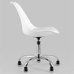 Офисный стул на металлическом основании EGGERY White пластик варинант исполнения - 3 | Loft Concept в Перми