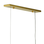 Люстра прямоугольная с белыми цилиндрическими абажурами White Ribbon варинант исполнения - 3 | Loft Concept в Перми