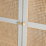 Шкаф с двумя дверцами из плетеного ротанга Tomio Wicker Furniture варинант исполнения - 7 | Loft Concept в Перми