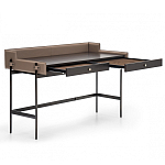 Письменный стол прямоугольный с 2-мя выдвижными ящиками Bristol варинант исполнения - 1 | Loft Concept в Перми