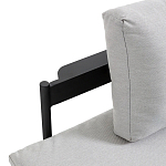 Диван-шезлонг черный Annet варинант исполнения - 3 | Loft Concept в Перми