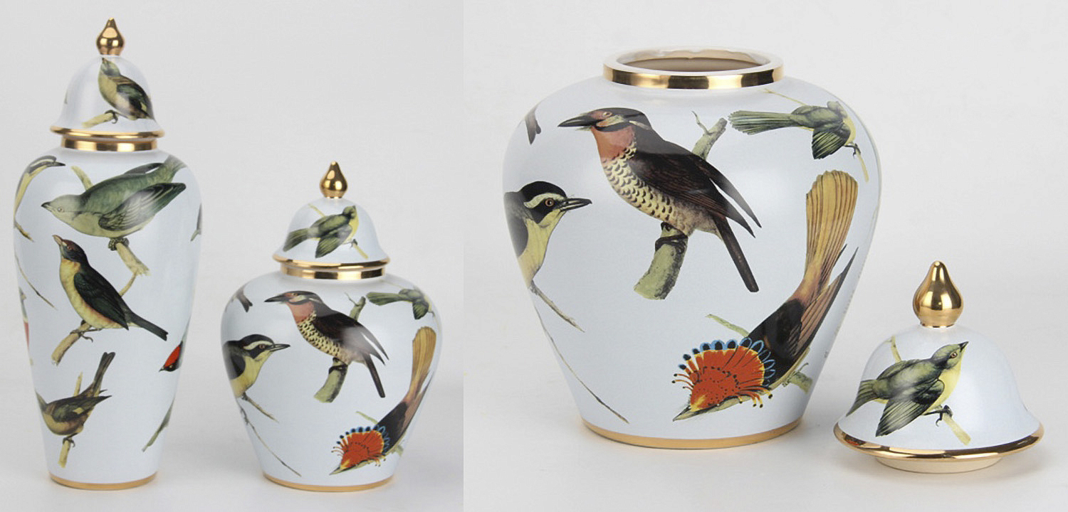 Ваза Blue Birds small Ваза Blue Birds small - Loft-Concept в Перми