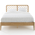 Кровать из массива дуба Reyer Oak Bed варинант исполнения - 2 | Loft Concept в Перми