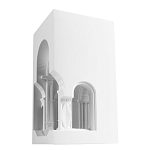 Встраиваемый в стену гипсовый светильник под покраску с арками и рельефными колоннами Antiquity Athena варинант исполнения - 4 | Loft Concept в Перми