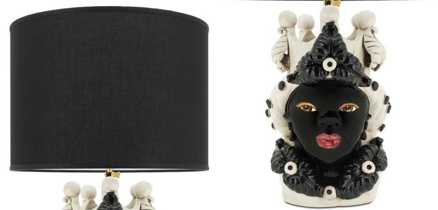 Настольная лампа Table Lamp Moro Lady Eve Black Настольная лампа Table Lamp Moro Lady Eve Black - Loft-Concept в Перми