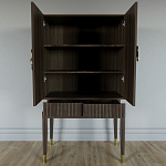 Кабинетный шкаф Elsa Dreams Walnut с 2-мя ящиками варинант исполнения - 4 | Loft Concept в Перми