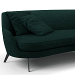 Мебельная ткань Шенилл темно-зеленый цвет 138 см T4-36 варинант исполнения - 5 | Loft Concept в Перми