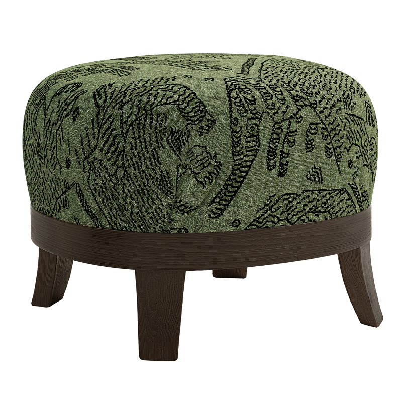 Пуф Turin Green Зеленый Коричневый в Перми | Loft Concept 