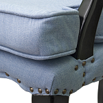 Кресло Aubrey Classical Armchair blue flax варинант исполнения - 4 | Loft Concept в Перми
