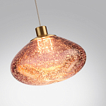 Подвесной светильник с прозрачным стеклянным плафоном округлой формы Effervia  варинант исполнения - 3 | Loft Concept в Перми