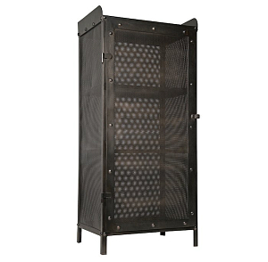 Буфет Industrial Loft Dark Metal Tall Cabinet