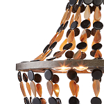 Люстра каплевидной формы с подвесками в виде декоративных бусин Flat Beads варинант исполнения - 1 | Loft Concept в Перми