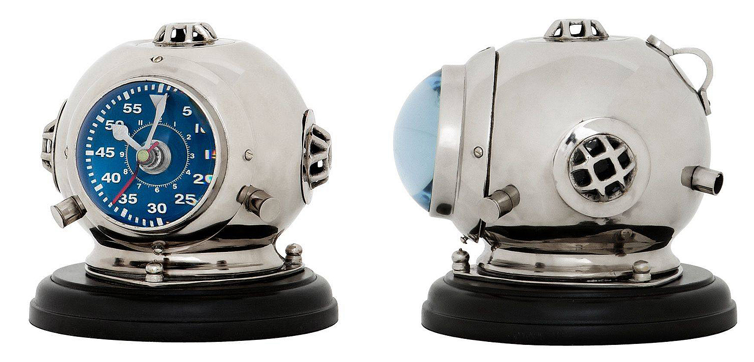 Часы Eichholtz Clock Diving Helmet Odyssey Часы Eichholtz Clock Diving Helmet Odyssey - Loft-Concept в Перми