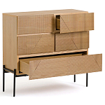 Комод с геометрическим рисунком на ящиках Anders Light Wood варинант исполнения - 4 | Loft Concept в Перми