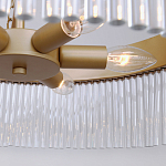 Люстра подвесная круглая со стеклянными трубками Nembus варинант исполнения - 3 | Loft Concept в Перми