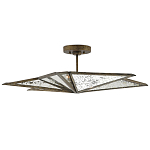 Потолочный светильник фигурный с состаренными зеркальными панелями Antique Mirror варинант исполнения - 2 | Loft Concept в Перми