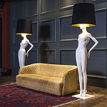 Лампа MANNEQUIN LAMP с абажуром созерцание силуэта варинант исполнения - 4 | Loft Concept в Перми