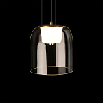 Подвесной светильник с цилиндрическим прозрачным стеклянным плафоном Grada Light варинант исполнения - 5 | Loft Concept в Перми