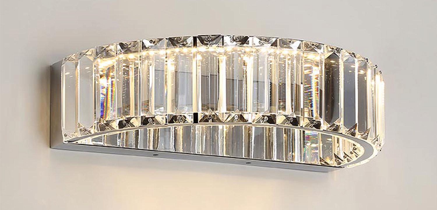 Бра Crystal Shine Linda Chrome Wall Lamp A Бра Crystal Shine Linda Chrome Wall Lamp A - Loft-Concept в Перми