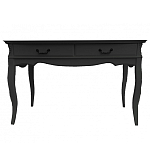 Консоль черного цвета из массива бука в стиле прованс Black Provence варинант исполнения - 2 | Loft Concept в Перми