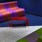 Дизайнерский кофейный стол Poltronova T01 Red Coffee Table варинант исполнения - 3 | Loft Concept в Перми