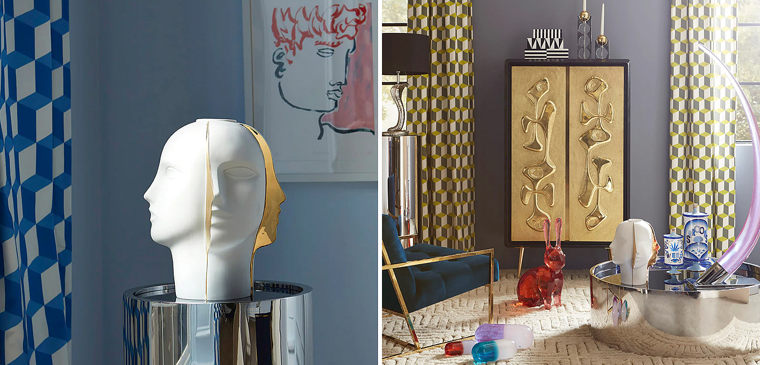 Ваза Jonathan Adler ATLAS SPLIT VASE Ваза Jonathan Adler ATLAS SPLIT VASE - Loft-Concept в Перми