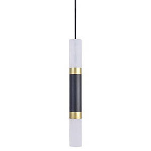 Подвесной светильник Useful Light Черный каркас с золотой вставкой