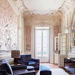 Обои ручная роспись Earlham Almost Mauve варинант исполнения - 2 | Loft Concept в Перми