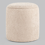 Пуфик Бежевое Букле Poof Alice Beige Boucle  варинант исполнения - 5 | Loft Concept в Перми